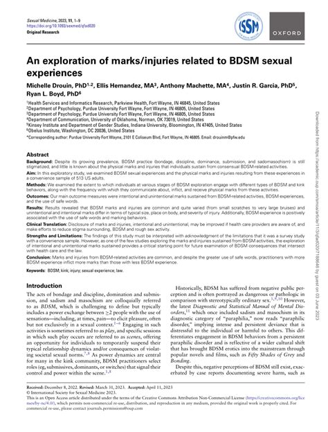 vk com bdsm|An exploration of marks/injuries related to BDSM sexual experiences.